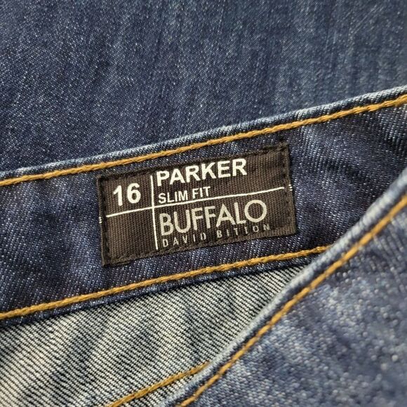 Buffalo David Bitton Parker Slim Fit Denim Shorts (Size 16 Juniors) - Picture 3 of 5